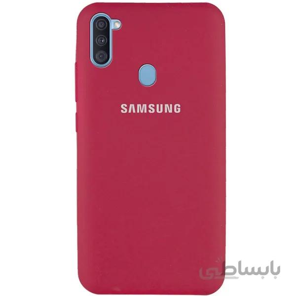 کاور قاب سیلیکونی گوشی موبایل سامسونگ مدل Galaxy A11 محافظ لنز دار ا Silicone case for Samsung Galaxy A11