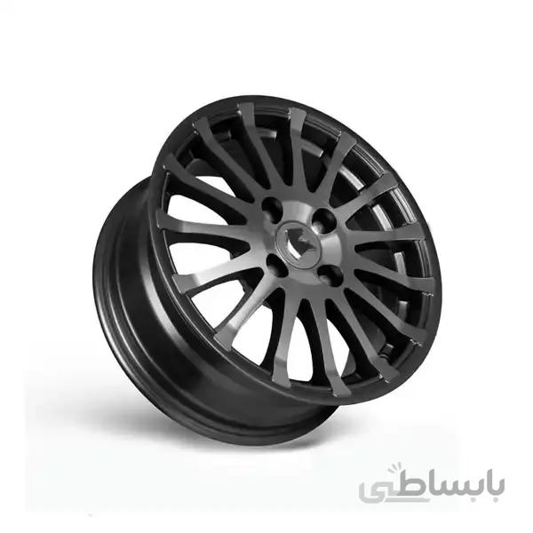 رینگ چرخ رخ تراش دودی کد JH5-RT سایز 15 اینچ