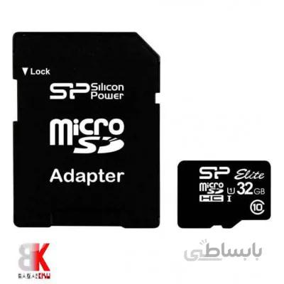 کارت حافظه microSDHC سیلیکون پاور با حافظه 32 گیگابایت