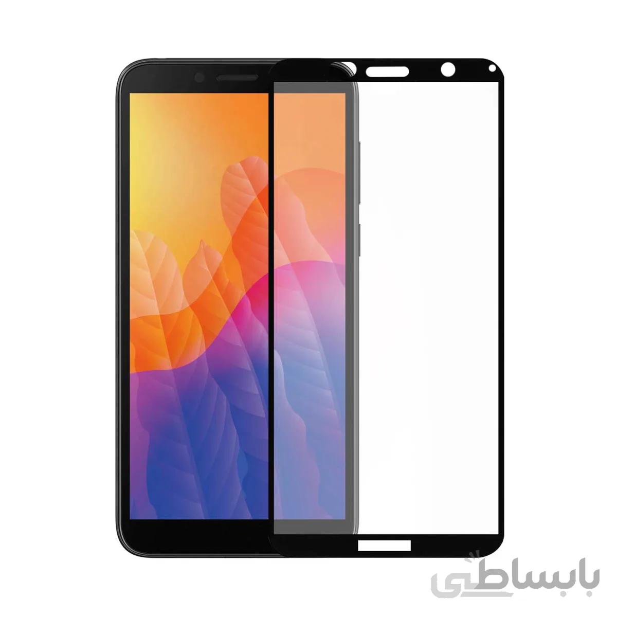محافظ صفحه نمایش سرامیکی مات مشکی Huawei Y5P - Full Cover (بدون پک)