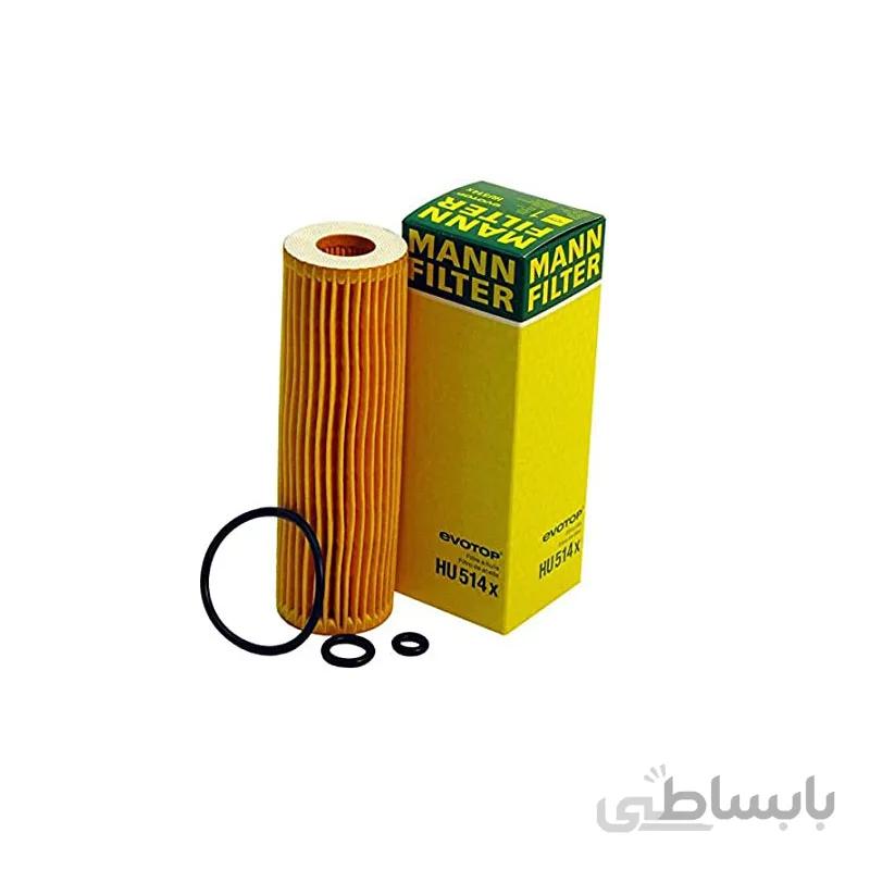فیلتر روغن بنز کلاس C اتاق w203 مدل ۰۹-۲۰۰۲ موتور M271 برند مان MANN ( اصلی )
