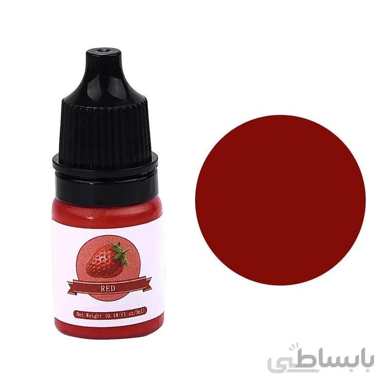 رنگ مایع شمع قرمز اسانس دار