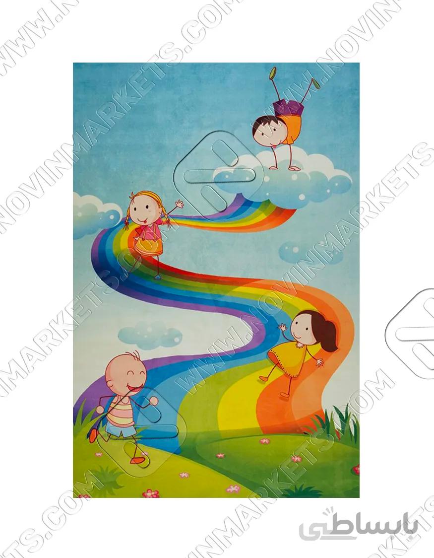فرش محتشم طرح کودک کد ۱۰۰۲۴۷