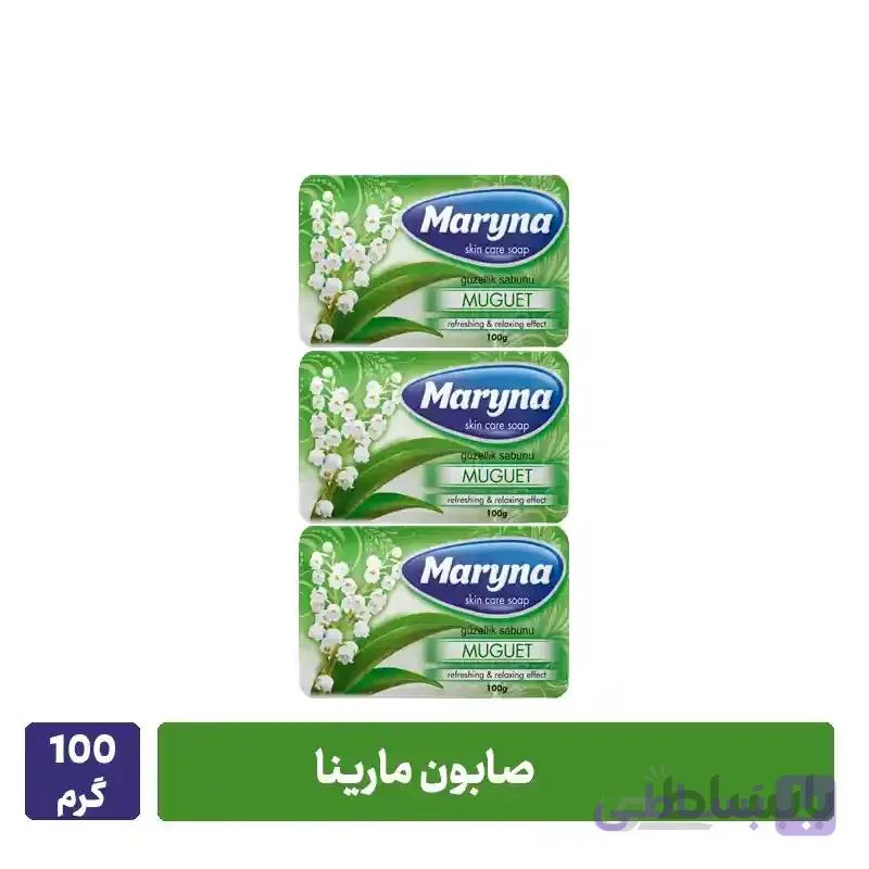 صابون مارینا ۱۰۰ گرم ۶ عددی – رایحه گل موگه