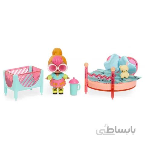 عروسک دخترانه لول سوپرایز lol surprise با لوازم مدل NEON Q.T کد P/83023/A