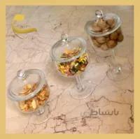 شکلات خوری پایه دار ۳ عددی