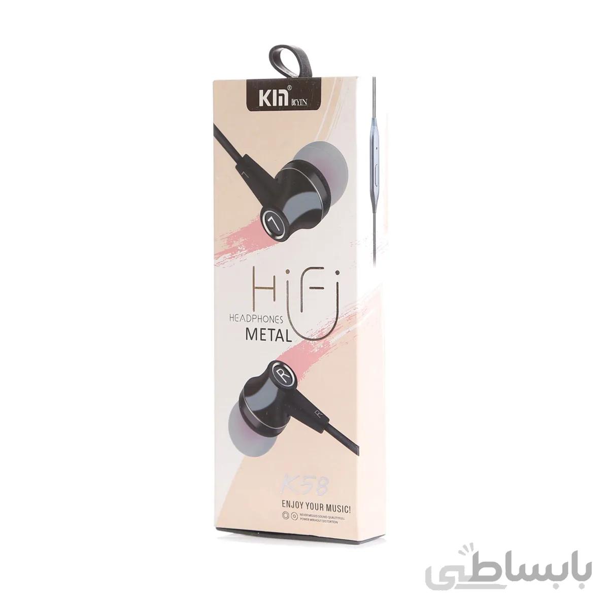 هندزفری سیم دار Kin Kyin مدل K-58