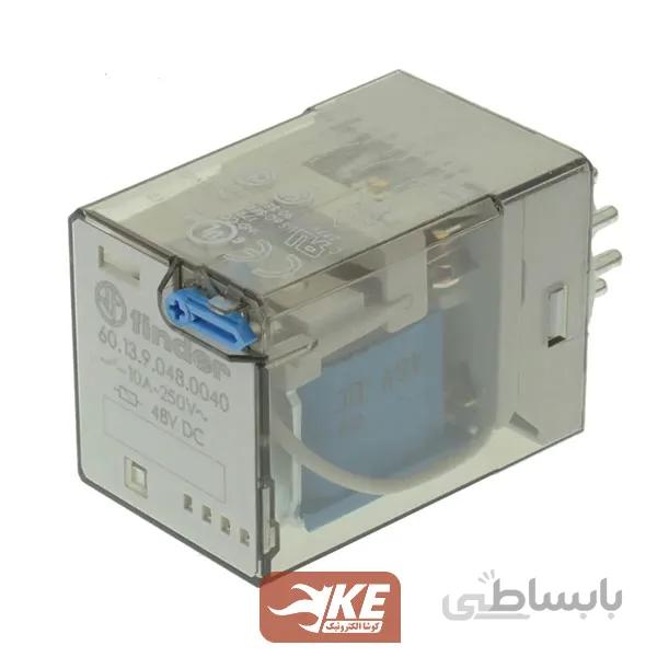 رله 48VDC سه کنتاکت 10 آمپر فیندر 601390480040