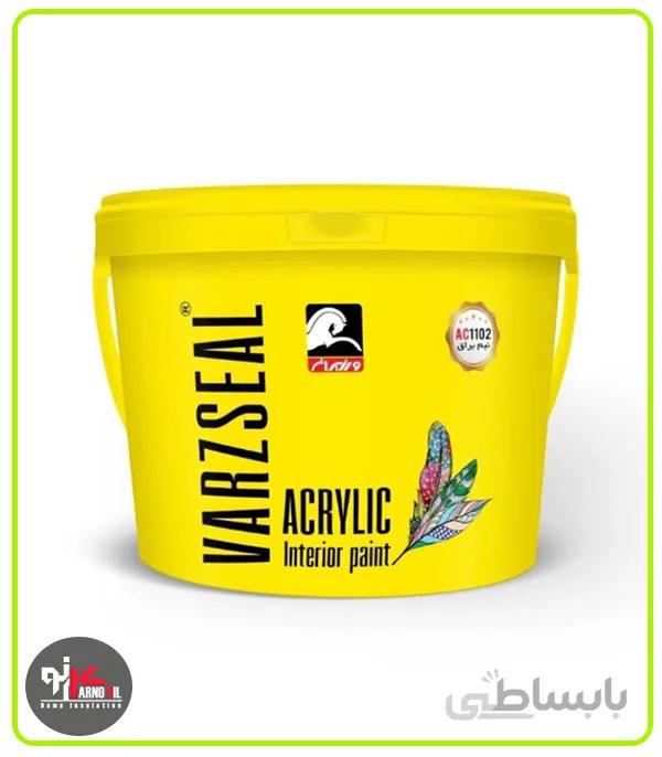 رنگ اکریلیک پایه اب نیم براق نمای داخلی ساختمان ورزسیل _ac1102