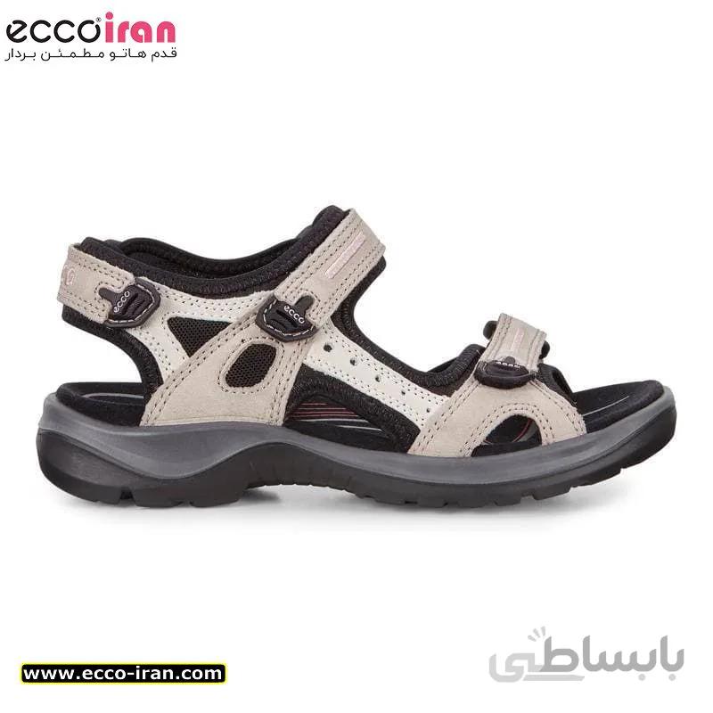 صندل زنانه اکو اصل مدل Offroad Atmosp/Ice W/Black Nub/Nub/Tex