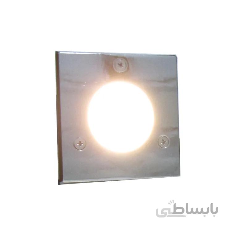 چراغ دفنی مربع 7 وات کیمیا