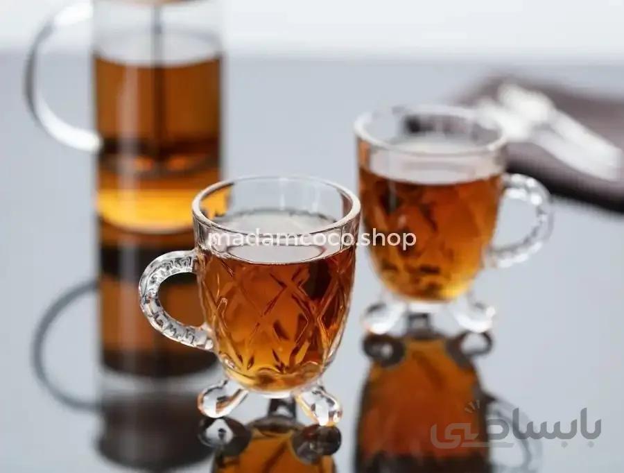 استکان چای خوری 4 عددی مادام کوکو مدل Taylar