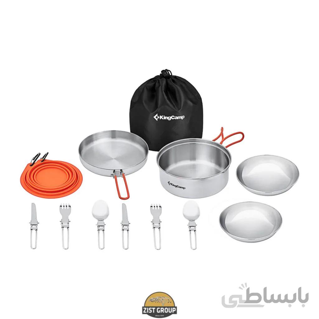 ست ظروف پخت و پز یک تا 3 نفره 17 پارچه KingCamp مدل KA2007