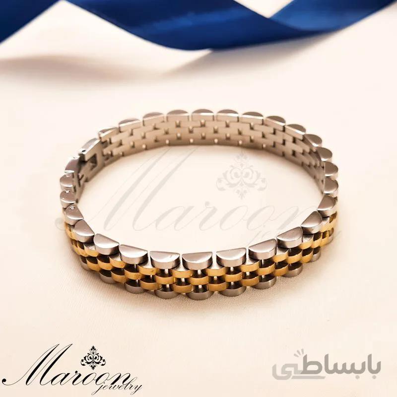 دستبند مردانه و پسرانه رولکس مارون MM106