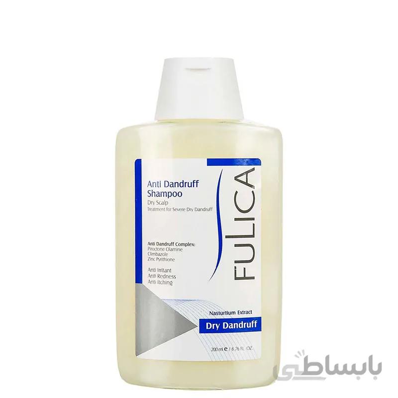 شامپو ضد شوره فولیکا مناسب موهای خشک 200 میل ا Fulica Anti Dandruff Shampoo For Dry Hair 200ml کد 524129