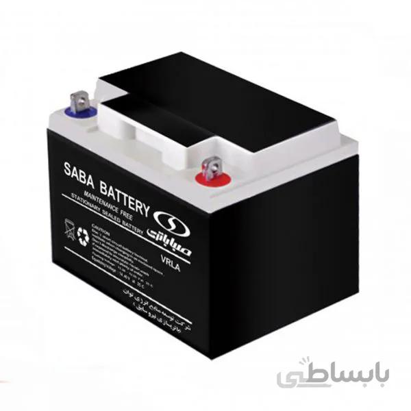 باتری خورشیدی ۱۲ ولتی 42 آمپر صبا UPS ا Battrey solar 12v 42A/h Saba ups