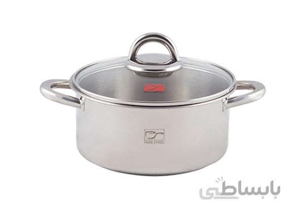 قابلمه200دسته فلزی پارس استیل