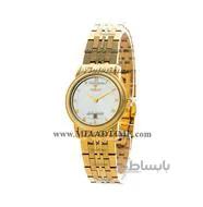 ساعت مچی ویولت زنانه کلاسیک گرد فلزی طلایی صفحه سفید کد 0418/2L