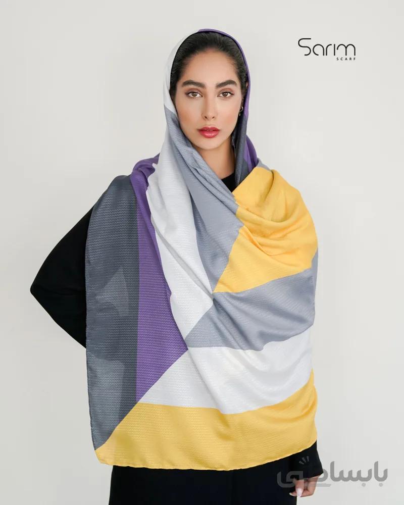 روسری تامیلا بنفش