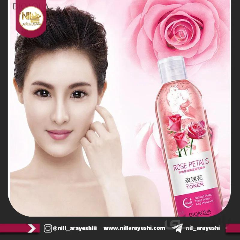 تونر گل رز بیوآکوا 250 میلی لیتر ا Bioaqua Rose Petal Toner 250ml