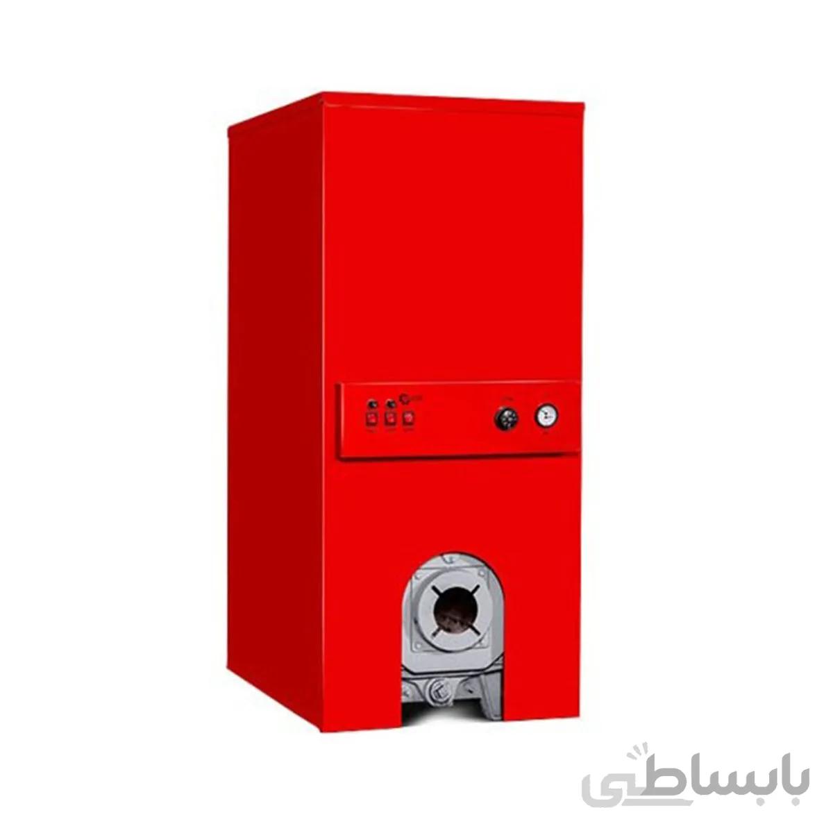 پکیج زمینی شوفاژکار مدل آذرخش بلند 6 پره ا پکیج زمینی شوفاژکار مدل آذرخش 6 بلند با دیگ چدنی 6 پره و مخزن کویل دار 160 لیتری بدون مشعل و ظرفیت 53600 کیلوکالری
