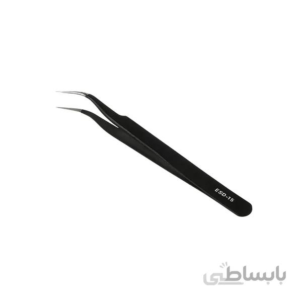 پنس سر کج کاشت مژه وتوس (ESD-15)