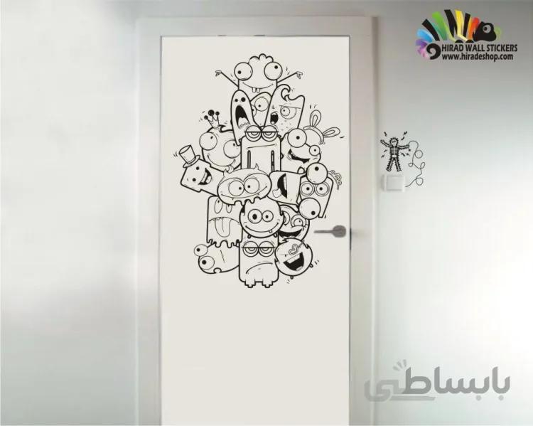 استیکر و برچسب دیواری جینگولک ها کد h379