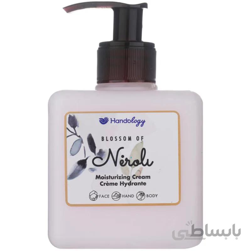 کرم مرطوب کننده با رایحه بهارنارنج مناسب پوست نرمال 285میل هندولوژی ا Handology Cream For Normal Skin 285ml