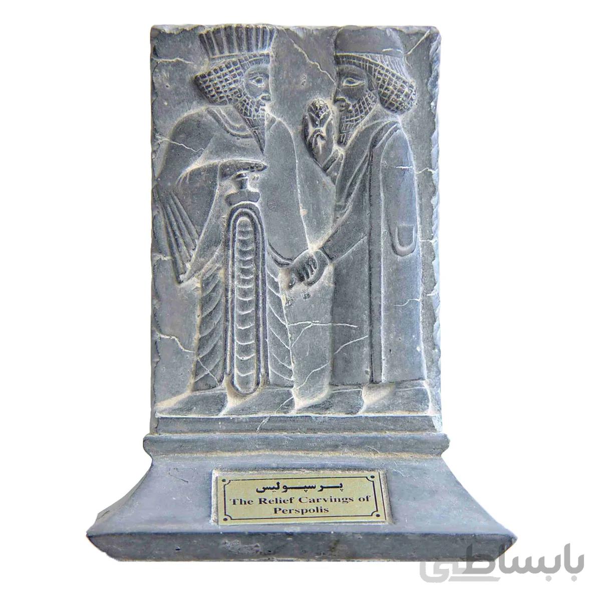 مجسمه تندیس و پیکره شهریار مدل لوح بلند پایگان پرسپولیس کد MO930