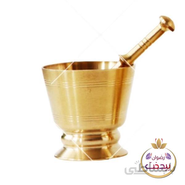 هاون زعفران طرح جام برنجی