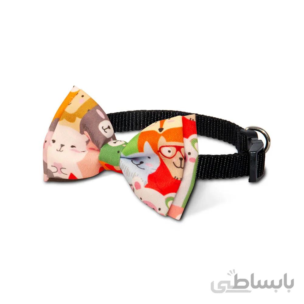 قلاده پاپیون سگ نیناپت مدل باغ وحش ا Ninapet Bow Tie For Dogs Zoo Model