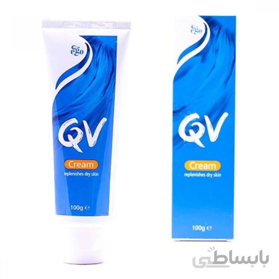 کرم مرطوب کننده تیوپی کیووی حجم 100 گرم QV