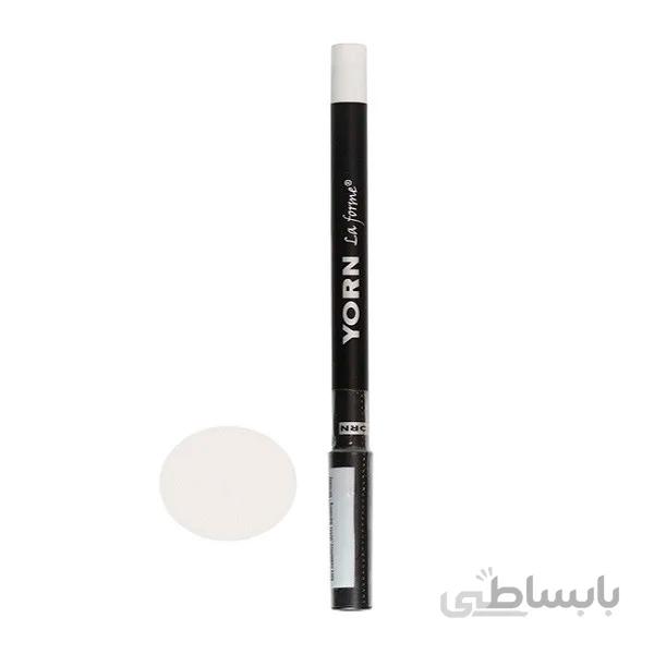 مداد چشم رنگی سفید یورن شماره ۰۲
