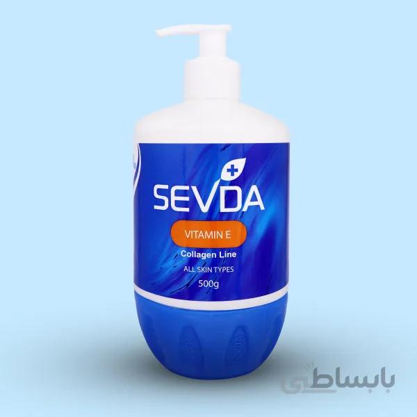 کرم آبرسان سودا مدل VITAMIN E وزن 500 گرم