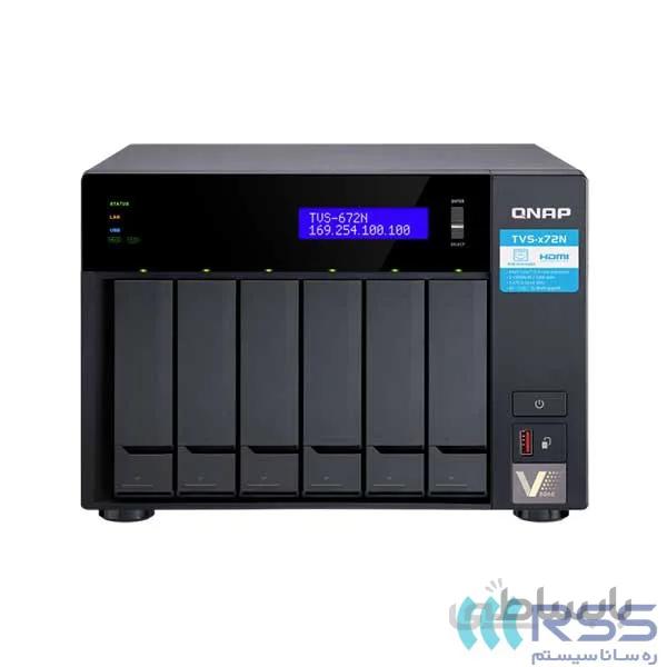 ذخیرهساز تحت شبکه کیونپ مدل TVS-672N-i3-4G