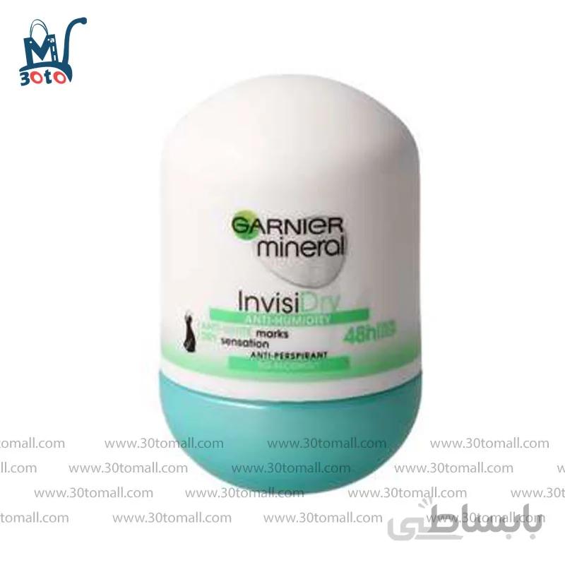 رول ضد تعریق زنانه گارنیر مدل invisidry حجم 50 میل