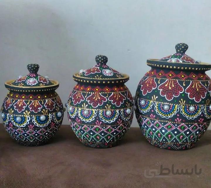 ست جاادویه سفالی ۳ عددی کد ۱۰۷۷۷