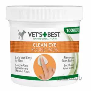 پد انگشتی مرطوب مخصوص تمیز کردن دور چشم برند Vet’s Best