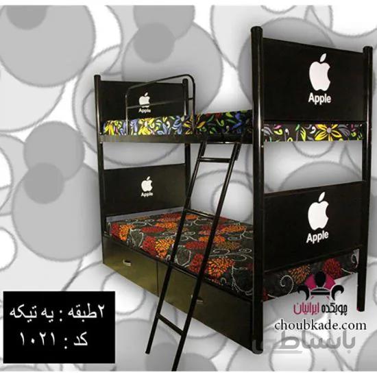 تخت خواب دو طبقه یک تیکه