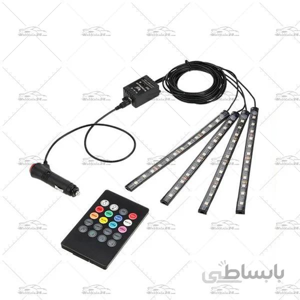 کیت نور پردازی موزیکال ریموت دار خودرو