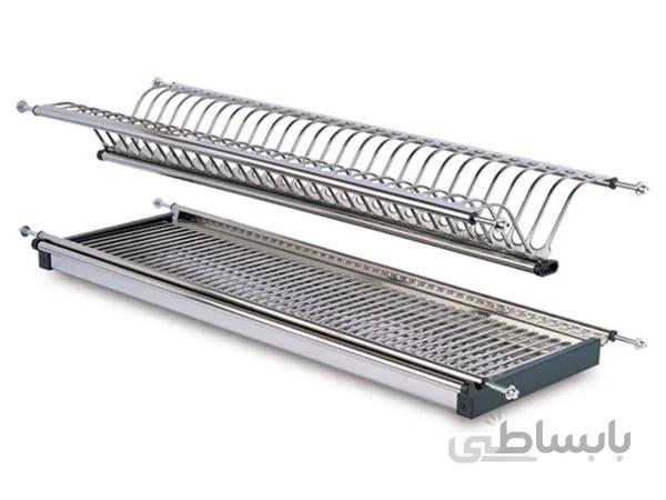 آبچکان دو طبقه استیل مدل MG-1002 سایز ۹۰ سانت