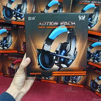 هدست گیمینگ BENGOO G9000 - دارای میکرفون و قابلیت نویز کنسلینگ سازگار با PS4, PC, Xbox One ا BENGOO G9000 Stereo Gaming Headset for PS4, PC, Xbox One Controller, Noise Cancelling Over Ear Headphones with Mic, LED Light, Bass Surround, Soft Memory Earmuffs for Laptop Mac Nintendo Switch Games