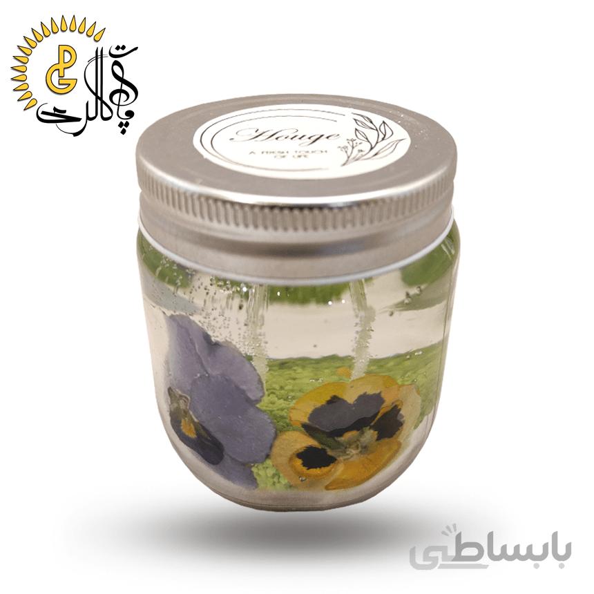 شمع تزیینی مدل بنفشه کد 0112