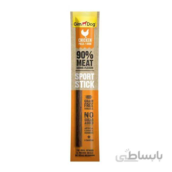 تشویقی ورزشی مدادی سگ جیم داگ مدل(Sport Stick Chicken) طعم مرغ با وزن 12 گرم