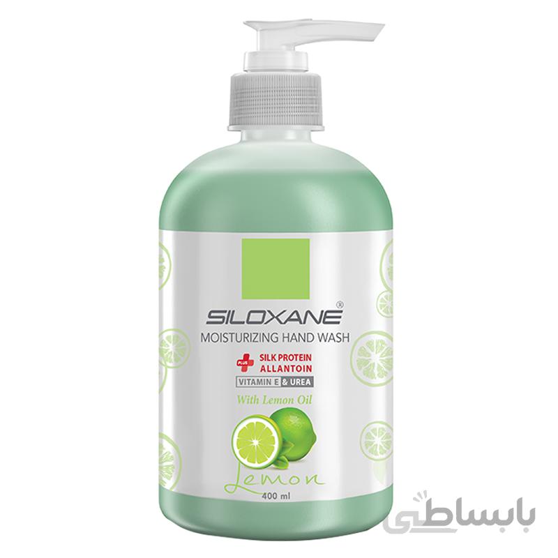 مايع دستشويی سيلوكسان حاوی روغن ليمو حجم 400 ميلی لیتر ا Siloxane Hand wash With Lemon Oil Extract 400ml