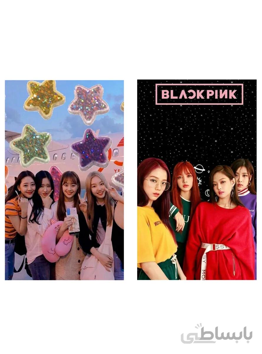 پوستر طرح black pink مجموعه ۲ عددی