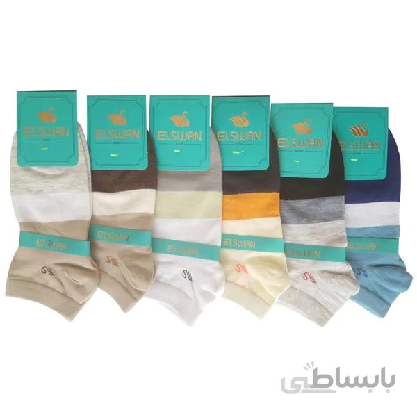 ست جوراب رنگی مردانه و زنانه مچی 6 تایی کد ph184