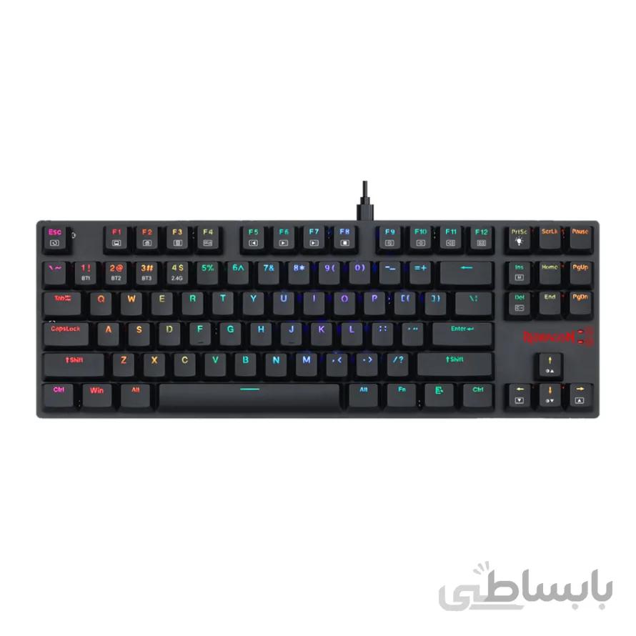 کیبورد بی سیم مکانیکال گیمینگ ردراگون K607P-KBS RGB ا Redragon K607P-KBS RGB Wireless/Wired Mechanical Gaming Keyboard