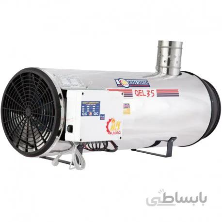 جت هیتر گازوئیلی نیرو تهویه البرز- دودکش دار مدل QEL - 35