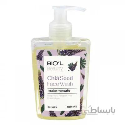 فیس واش پوست چرب بیول حاوی عصاره دانه چیا Biol Chia Seed Face Wash